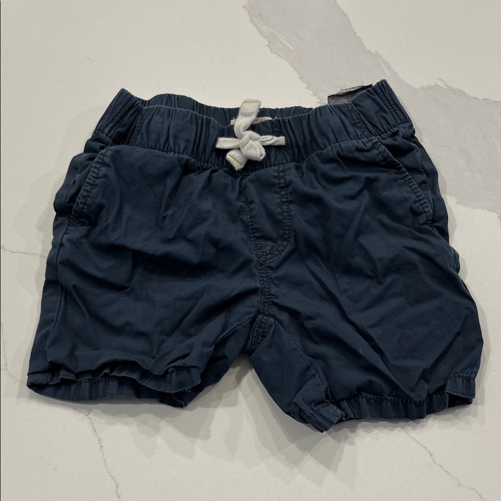 H&M Dark Blue Kids Shorts with Drawstring